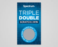 Spectrum Triple Double Scratch & Win Card
